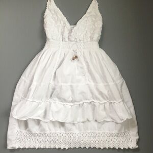 Peruvian Halter Smocked Beach Summer Dress